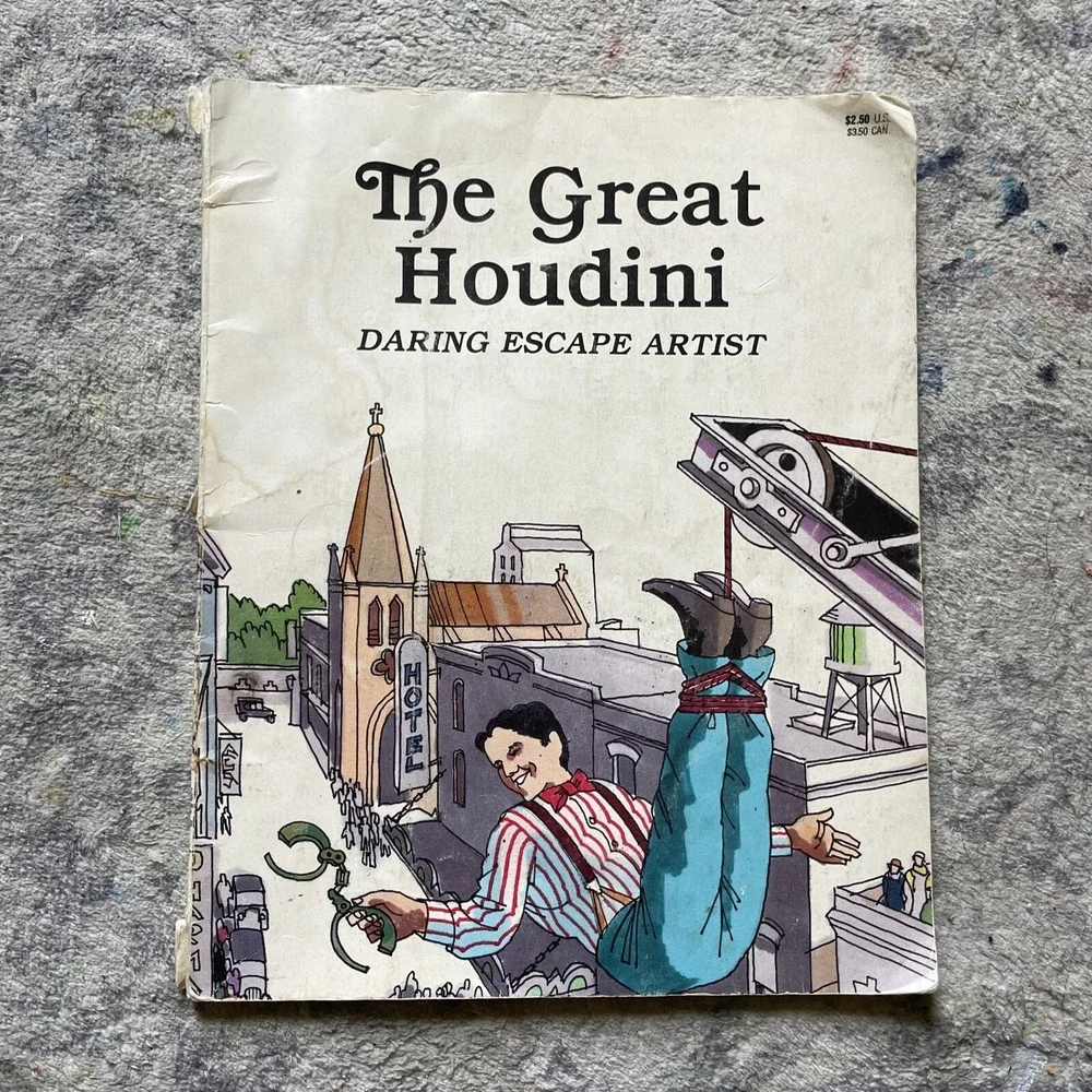 Louis SABIN / The Great Houdini Daring Escape Artist 1st Edition 1990